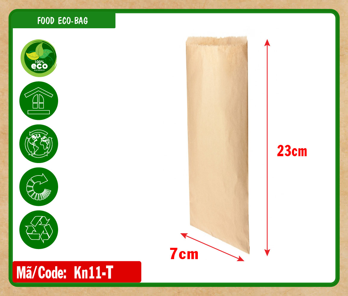 Túi giấy đựng bánh mì que